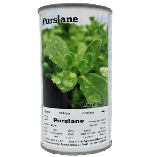 Purslane Seeds Tin