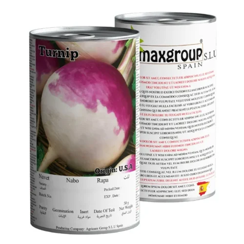 Agrimax Jawhar White Turnip Premium Quality Seeds (Made in Spain) by AgrimaxgroupÂ