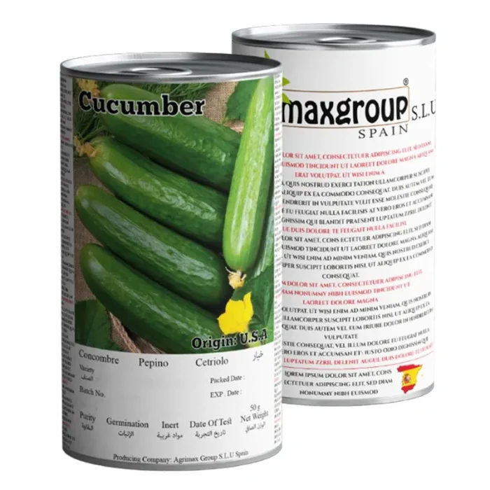 Agrimax Cucumber Jaber Premium Quality Seeds (Made in Spain) by AgrimaxgroupÂ